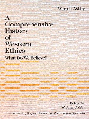 cover image of A Comprehensive History of Western Ethics